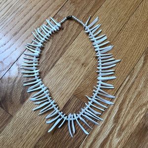 Vintage pearl and seashell necklace